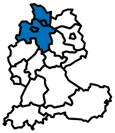 Landkarte der Regio Nordost